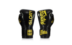 Боксерские перчатки турнира Glory Fairtex BGVG1 black 16 oz Боксерские перчатки турнира Glory Fairtex BGVG1 black 16 oz