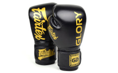 Боксерские перчатки турнира Glory Fairtex BGVG1 black 16 oz Боксерские перчатки турнира Glory Fairtex BGVG1 black 16 oz
