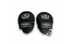 Средние боксёрские лапы Top King TKFMS white black