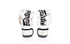 Боксерские перчатки Fairtex BGV14 painter white 10 oz Боксерские перчатки Fairtex BGV14 painter white 10 oz