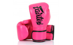 Боксерские перчатки Fairtex BGV14 pink-black 16 oz Боксерские перчатки Fairtex BGV14 pink-black 16 oz