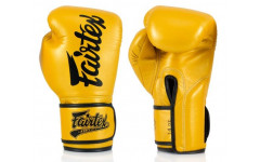 Боксерские перчатки Fairtex BGV18 Yellow 18 oz Боксерские перчатки Fairtex BGV18 Yellow 18 oz