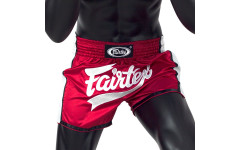 Шорты для бокса Fairtex BS1704 (красный-белый) L