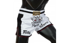 Шорты для бокса Fairtex BS1712 (белый) XL Шорты для бокса Fairtex BS1712 (белый) XL
