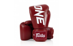 Боксерские перчатки Fairtex One ChampionShip red 12 oz Боксерские перчатки Fairtex One ChampionShip red 12 oz