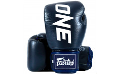 Боксерские перчатки Fairtex One ChampionShip blue 14 oz Боксерские перчатки Fairtex One ChampionShip blue 14 oz
