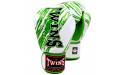 Боксерские перчатки TWINS FBGVL3-TW2 WHITE-GREEN 14 oz