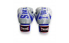 Боксёрские перчатки FBGVL3-TW5 white blue 10 oz Боксёрские перчатки FBGVL3-TW5 white blue 10 oz
